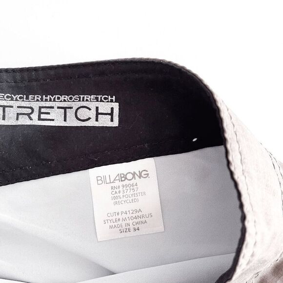 Billabong Mens Platinum Stretch Recycler Hydrostretch Board Shorts Camo Size 34 - Picture 4 of 8